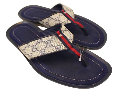 gucci flip flops mens cheap|men's gucci slides size 13.